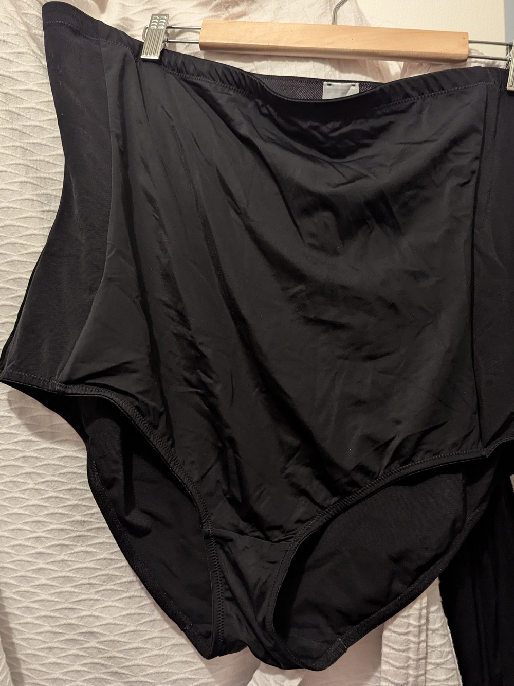 High-Waist Black Shaping Briefs
